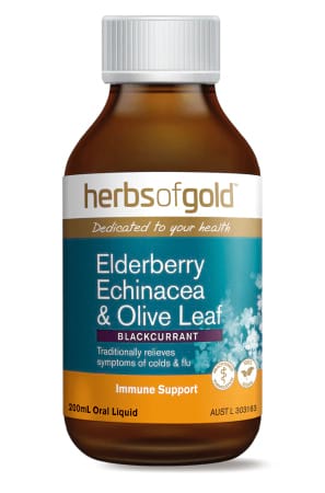 Herbs of Gold Elderberry Echinacea & Olive Leaf