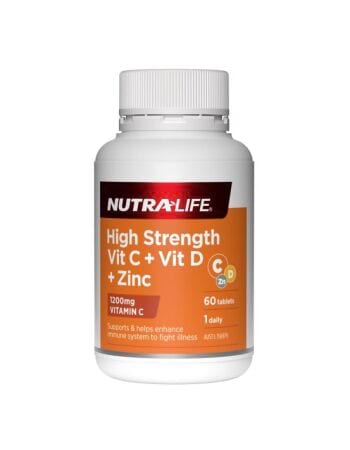 Nutra-Life High Strength Vitamin C + D + Zinc