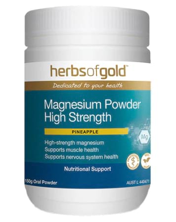 Herbs of Gold Magnesium Powder High Strength